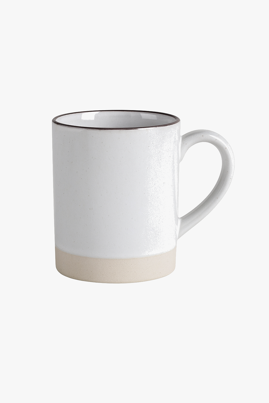 Tasse artisanale retro en ceramique style rustique