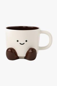 Tasse café mignonne sur pied style kawaii latte