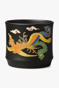 Tasse gongfu argile motifs dragons phénix artisanale