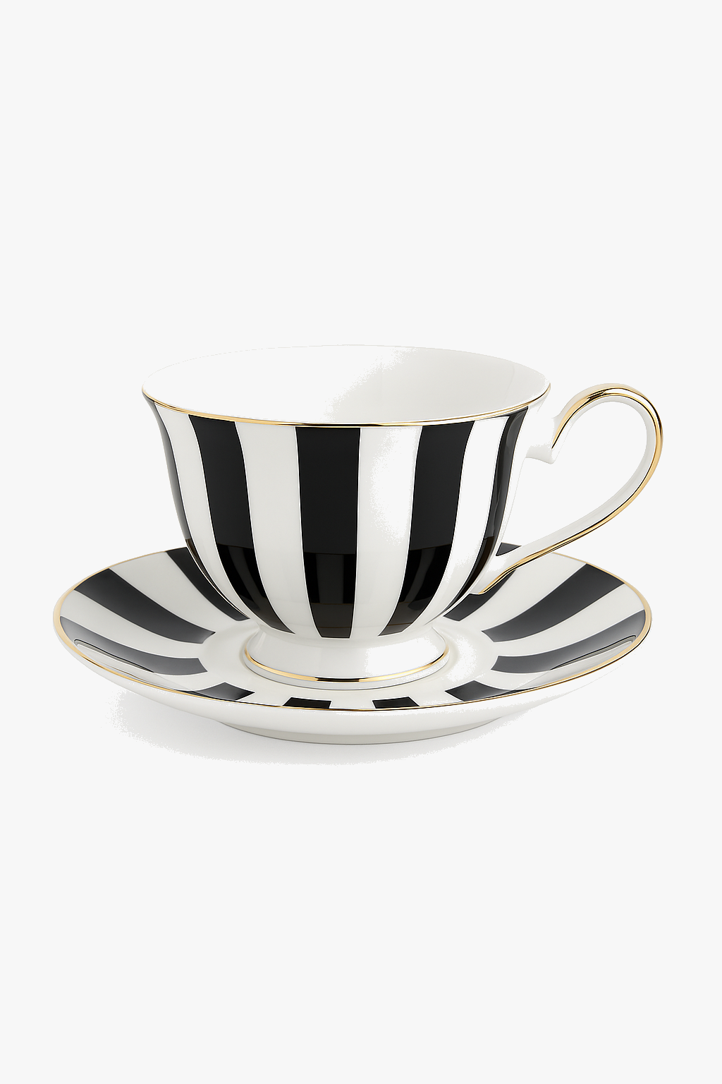Tasse à thé anglais porcelaine fine peint main