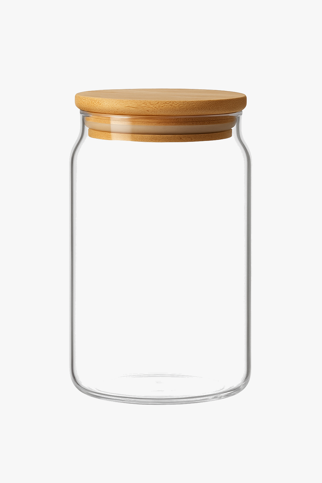 Tasse verre canette couvercle bambou paille borosilicate