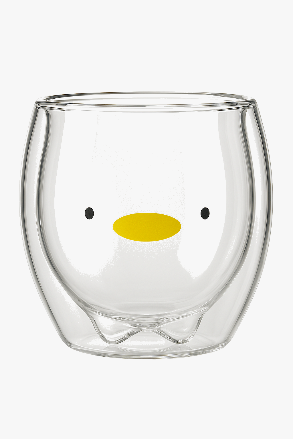 tasse verre double paroi motif animaux 3d mignons