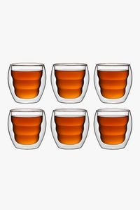 Tasses espresso double paroi verre 80ml isothermes