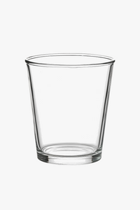 Tasses verre transparent style old fashioned café luxe