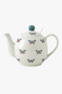 Théière céramique motif papillon animaux avec infuseur 500ml