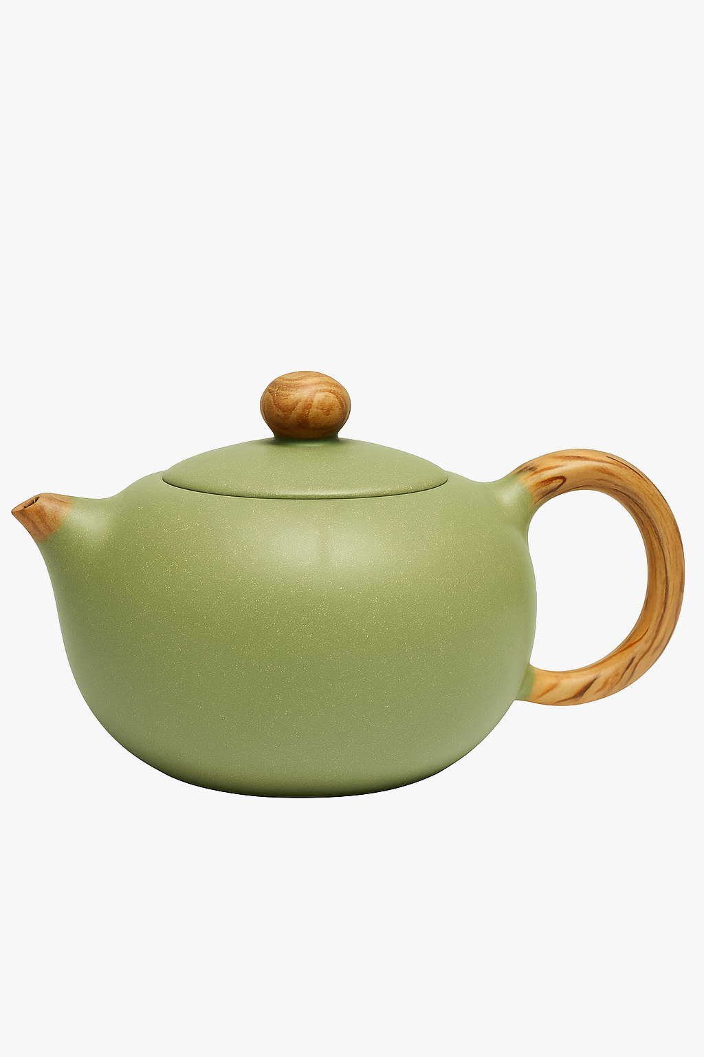 Théière chinoise en argile yixing motif lotus artisanale