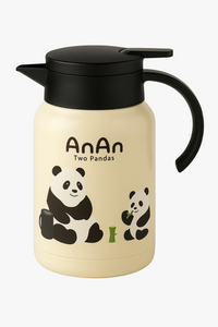 Théière isotherme panda inox 1l grande capacité