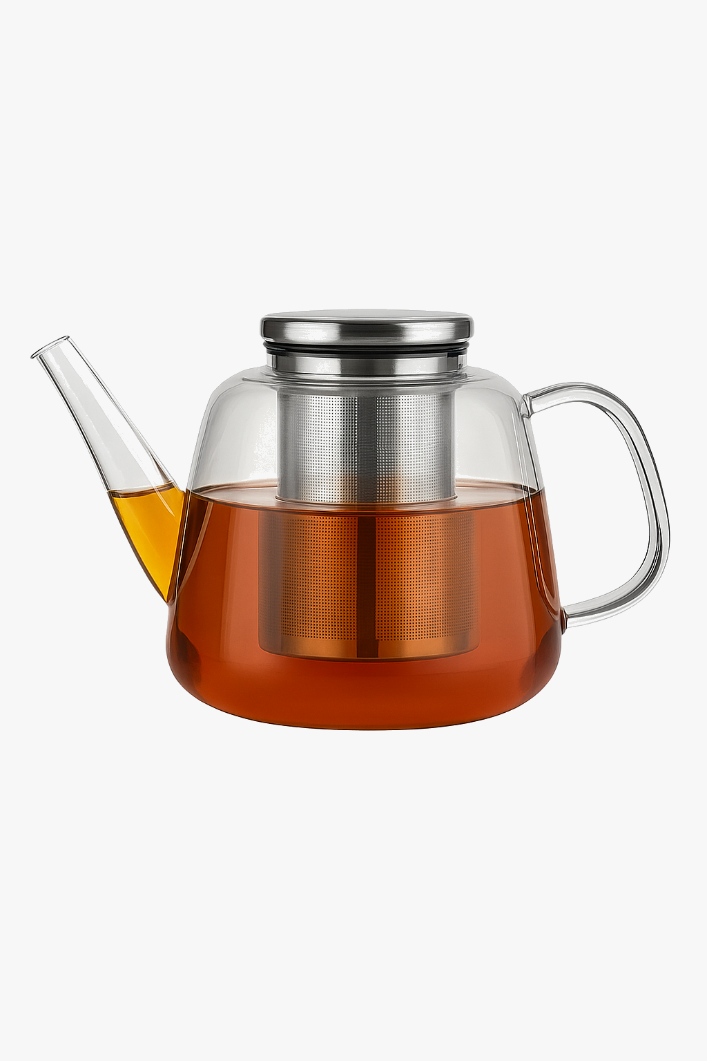Théière verre borosilicate 15l infuseur inox amovible
