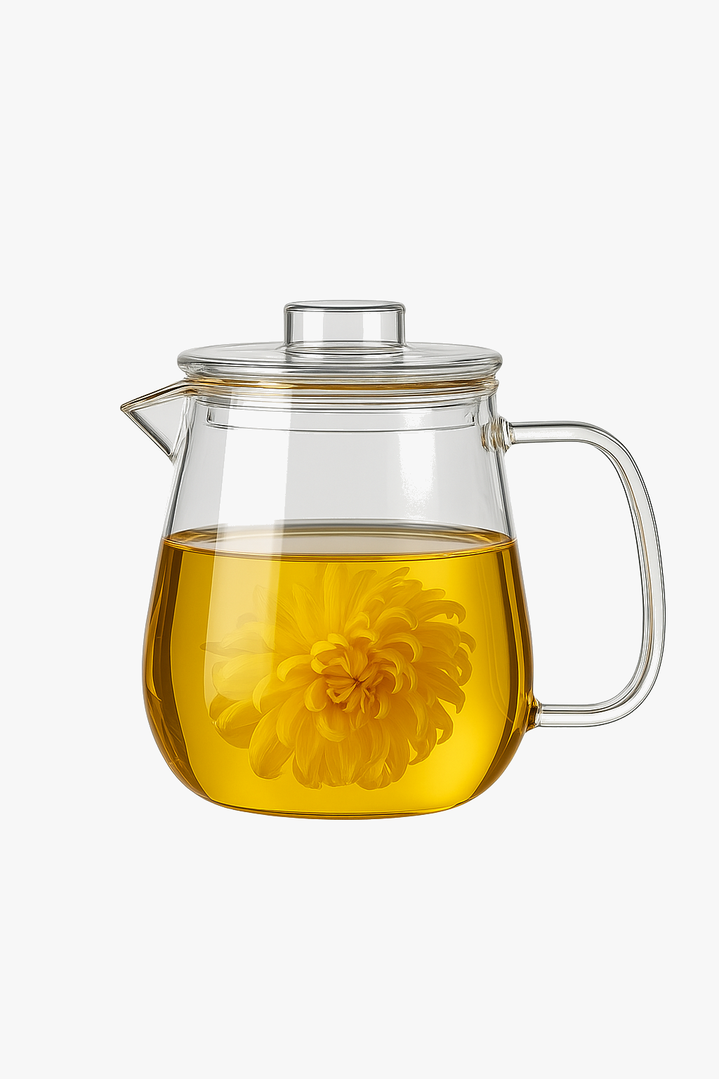 Théière verre borosilicate avec infuseur style minimaliste 1L