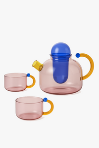 Théière verre résistant chaleur filtre intégré style minimaliste