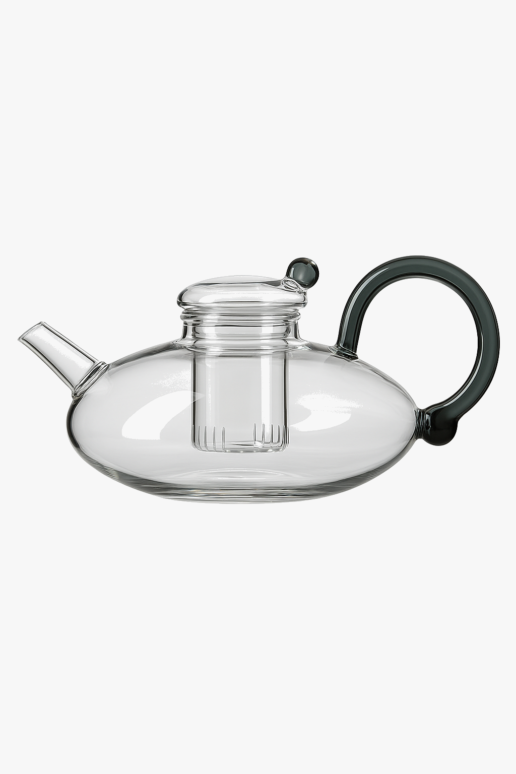 Théière verre résistante chaleur avec filtre infuseur