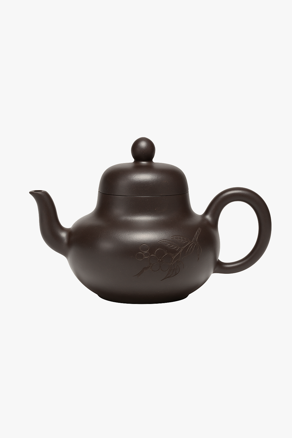 Théière yixing artisanale en argile violette 180ml