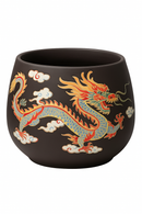 Théière argile dragons phénix style gongfu artisanal