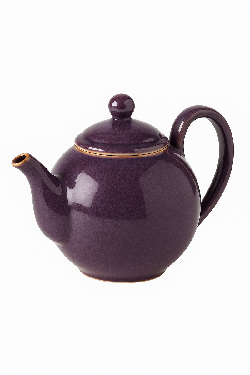 Théière artisanale ru kiln avec infuseur puer