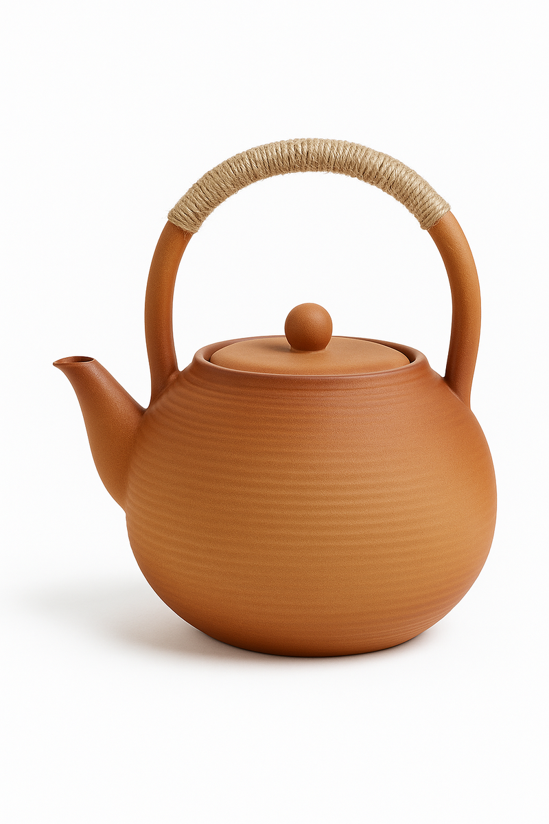 Théière céramique artisanale style kung fu 1l