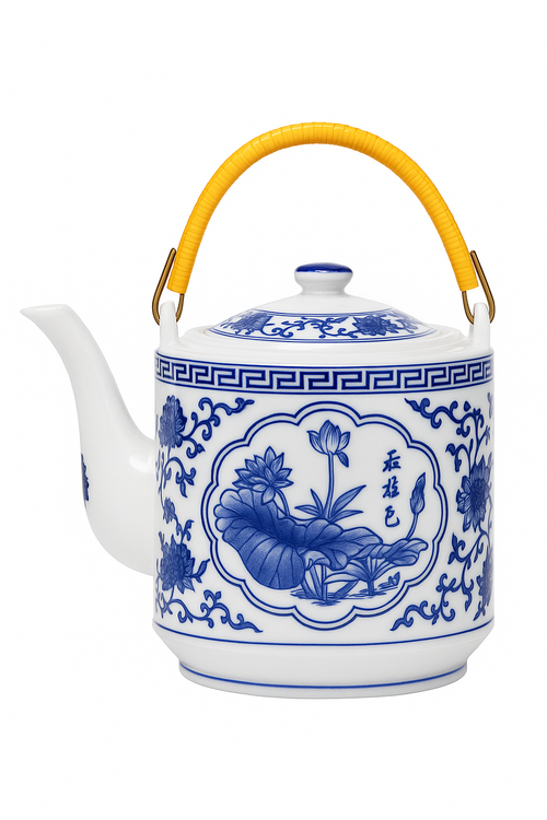 Théière céramique jingdezhen grande capacité style chinois - vue 3 sur 2