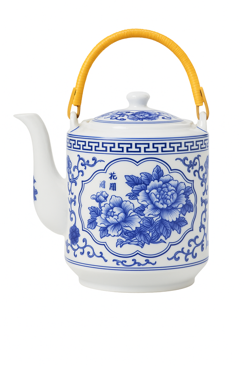 théière céramique jingdezhen grande capacité style chinois anse - vue 3 sur 2