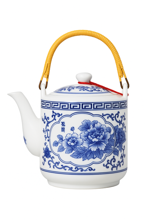 Théière céramique jingdezhen style chinois grande capacité - vue 3 sur 2