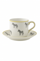 Theiere ceramique motif zebre avec infuseur inox