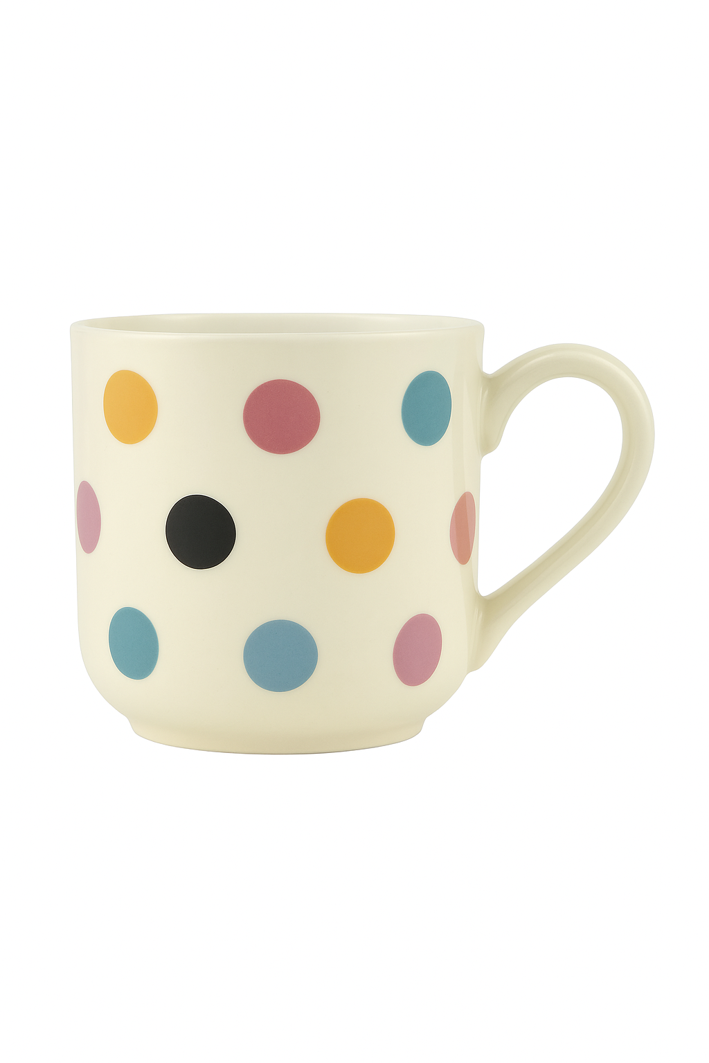 Tasse ceramique style ferme britannique motif pois service