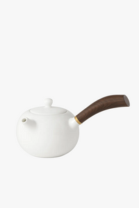 Theiere dehua porcelaine 200ml anse laterale style jade
