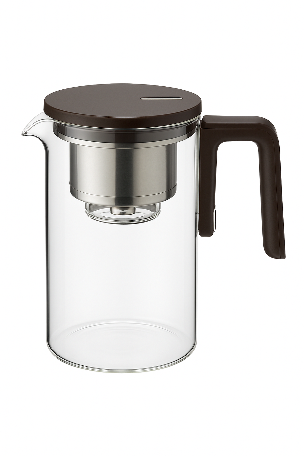 Théière en verre avec infuseur filtre magnétique 520ml