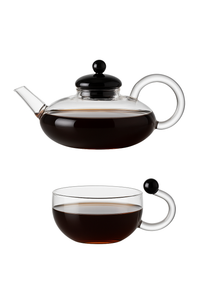 theiere en verre resistante chaleur avec filtre 450ml