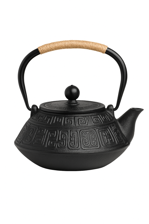 Théière japonaise fonte émaillée avec infuseur filtre maille