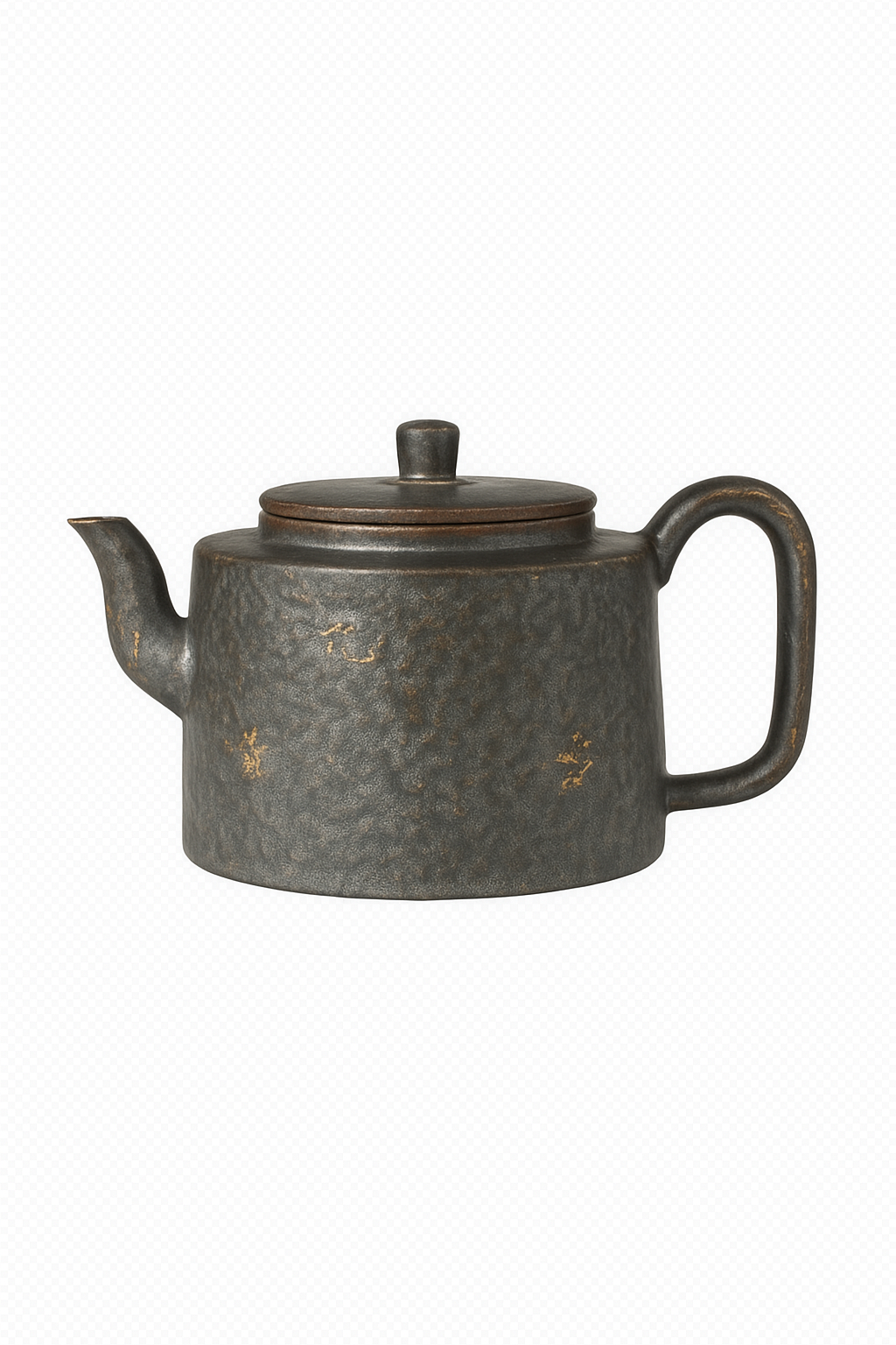 Theiere japonaise retro doree avec infuseur 150ml - vue 2 sur 2
