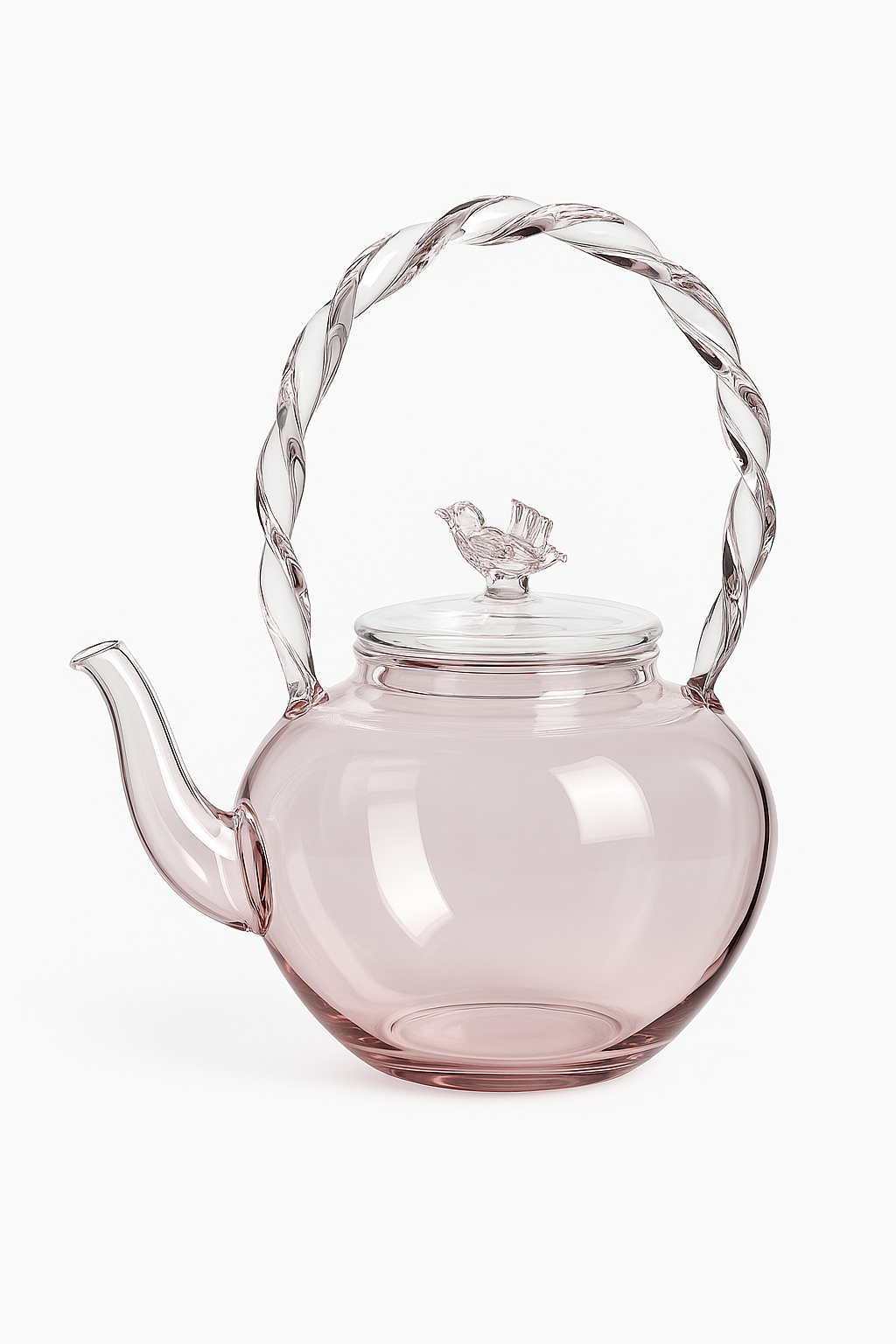 Théière papillon verre borosilicate résistante chaleur 500ml