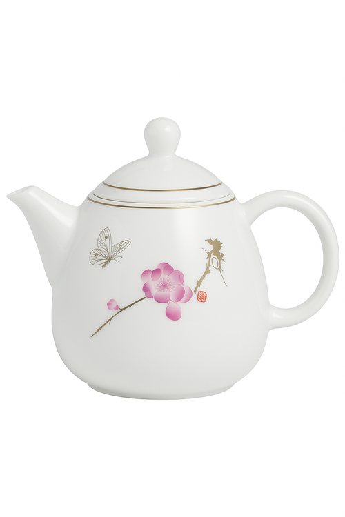 Theiere porcelaine style chinois service the puer 250ml