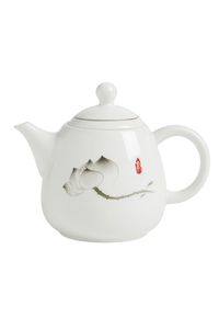 Theiere porcelaine style yixing service the asiatique artisanal