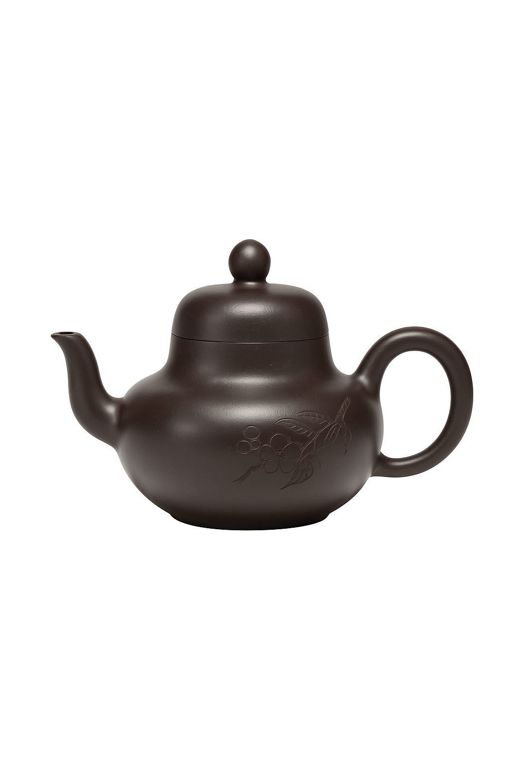 Théière yixing artisanale en argile violette 180ml
