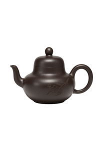 Théière yixing artisanale en argile violette 180ml