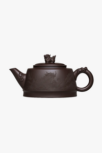 Theiere yixing zisha dragon sculpte infuseur 320ml