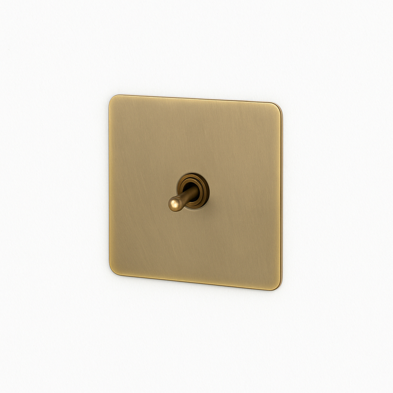 Variateur en acier bronze vieilli bords arrondis