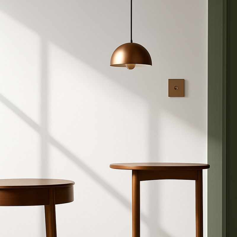 Variateur en acier gris vieilli bords arrondis