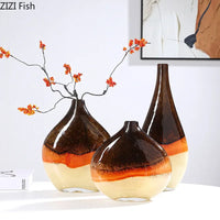 vase en verre dégradé pour fleurs décoration florale artistique