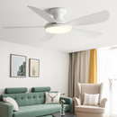 ventilateur de plafond bas moderne avec lumière led et télécommande dc