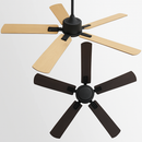 ventilateur de plafond industriel rétro sans lampe avec télécommande