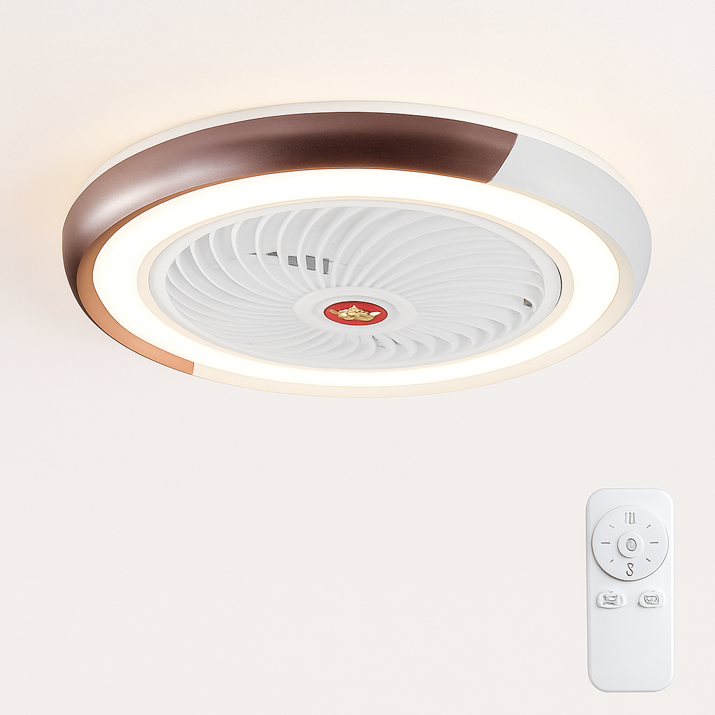 ventilateur de plafond intelligent bluetooth avec lumière télécommande - vue 15 sur 16