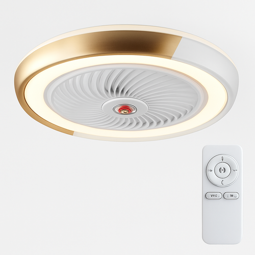 ventilateur de plafond intelligent bluetooth avec lumière télécommande