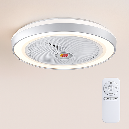 ventilateur de plafond intelligent bluetooth avec lumière télécommande - vue 9 sur 16