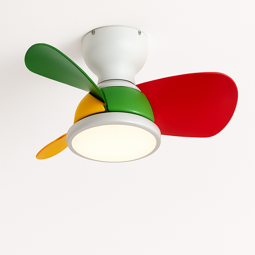 ventilateur de plafond led avec télécommande - vue 2 sur 9
