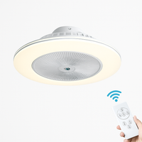 ventilateur de plafond led invisible avec télécommande moderne