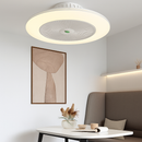 ventilateur de plafond led moderne avec télécommande et lustre