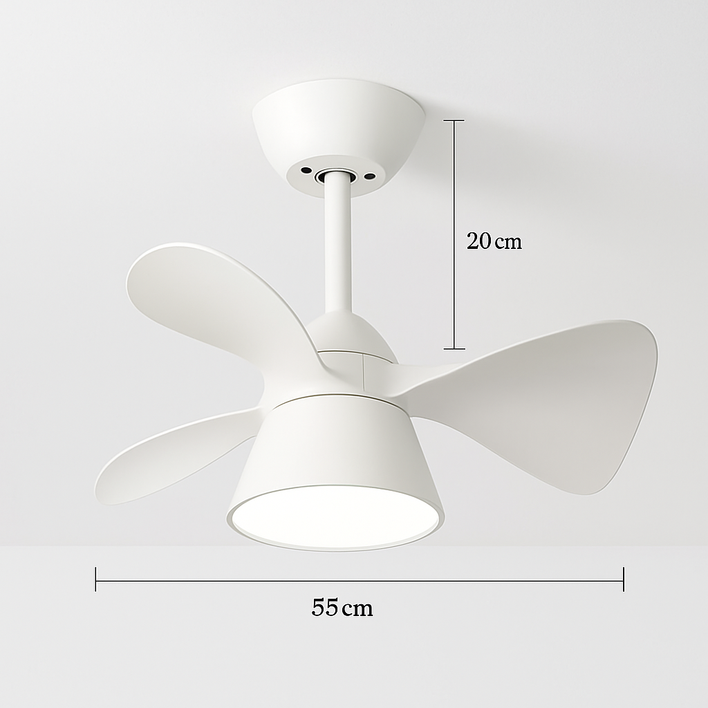 ventilateur de plafond lumineux pour espace commercial - vue 12 sur 17