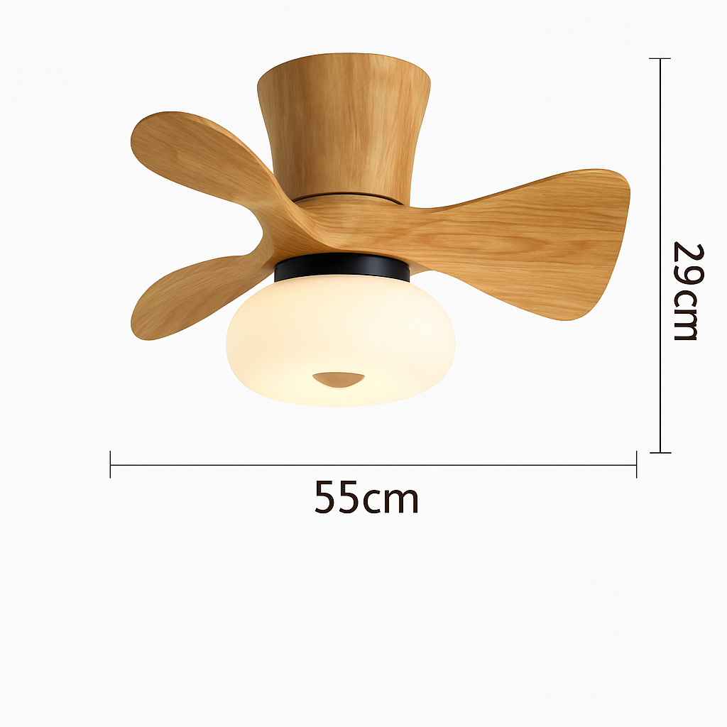 ventilateur de plafond lumineux pour espace commercial - vue 10 sur 17