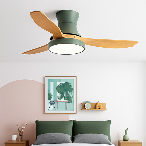 ventilateur de plafond moderne avec lumière design pour intérieur - vue 2 sur 14