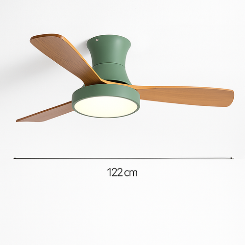 ventilateur de plafond moderne avec lumière design pour intérieur - vue 13 sur 14
